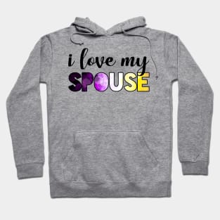 I love my spouse enby Hoodie